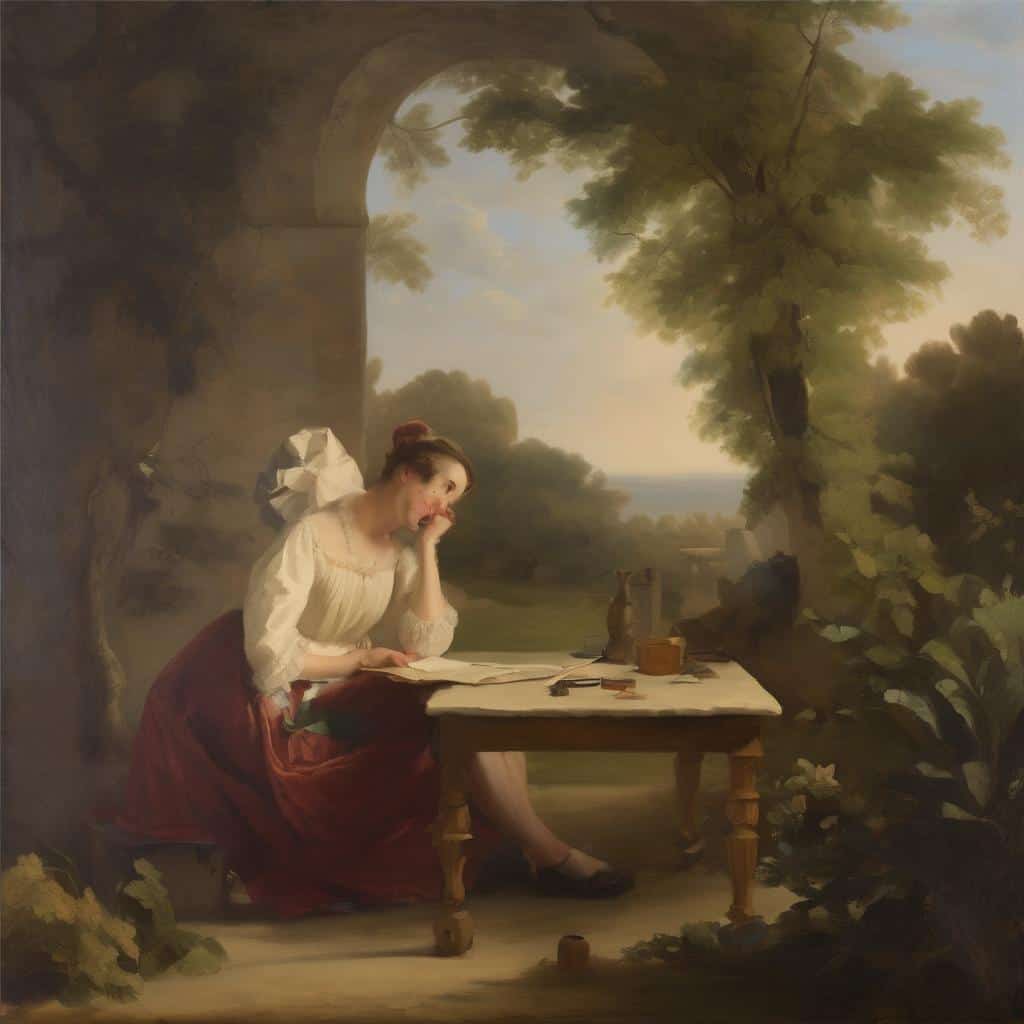 νεαρο γυναικα διαβάζει σε παλιο τραπεζι, πρωτοποριακή σύγχρονη τέχνη, έργα ανανέωσης, ιστορική τέχνη, μοντέρνα δημιουργία, καλλιτεχνική ανανέωση.